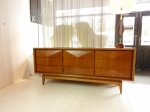 American Walnut 9 x drawer Credenza with Diamond Sculptured front, Fully restored 1880L x 480D x 780H