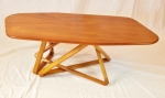 Original 1950&#39;s amorphic coffee table
Artisan crafted in solid mahogany.
Incredible craftsmanship.
Origin: USA