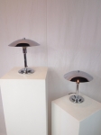 Pair of chromed table lamps
In the Art Deco style
Origin :Germany