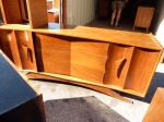 Beautiful 3 drawer - 2 door Credenza in American Walnut, Fully restored 1980L x 485D x 800H