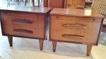 Pair of side cabinets by Jacob Rudowski 
Australian made
circa : 1960
Fully restored condition 
Timber : Blackbean
