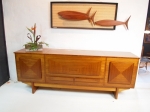 Australian Sideboard with top opening bar section.
Circa :1950
Craftsman construction - beautiful veneer work
Fully restored