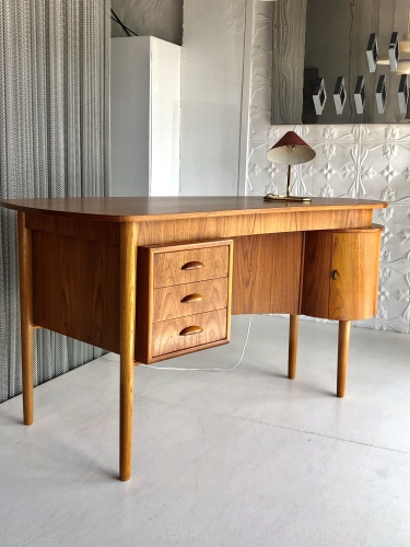 Danish 1950s teak desk