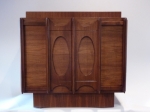 American Mid Century
Brutalist design pair of side cabinets
in walnut
Fully restored