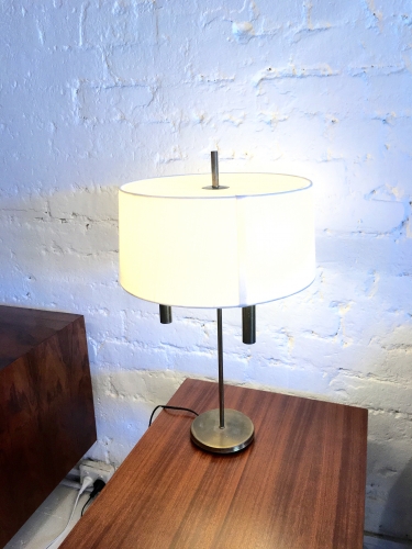 Mid century brass table lamp