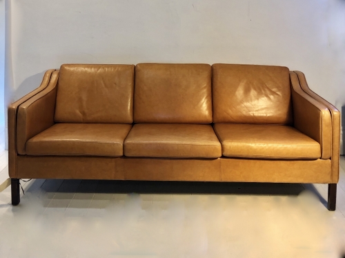 Danish Tan leather lounge