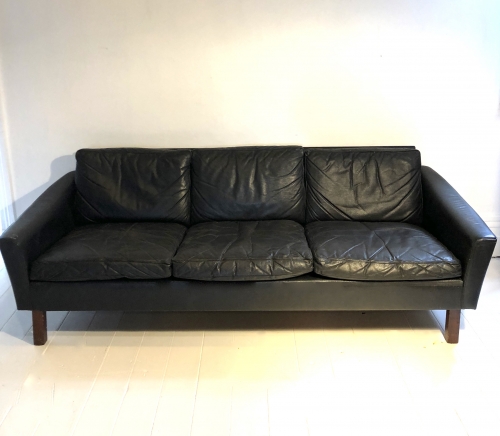 Danish vintage leather sofa